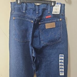 Wrangler Blue Slim Jeans Classic Denim